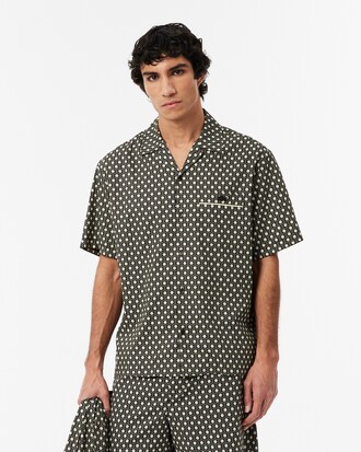 Camisa de manga corta de corte holgado