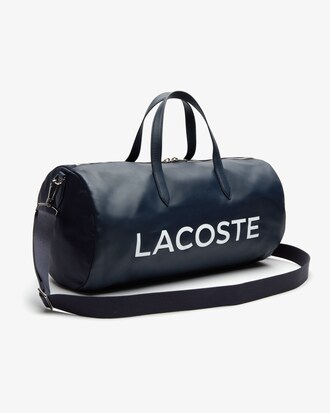 Macuto de hombre L.12.12 Signature en piel con correa de hombro desmontable