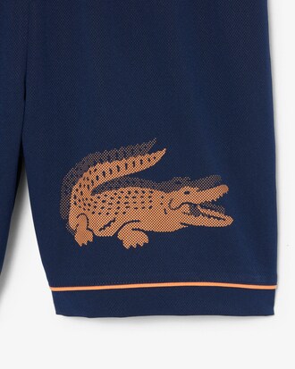 Pantal&oacute;n corto deportivo de tafet&aacute;n de rayas