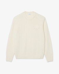 Jersey de lana con escudo bordado