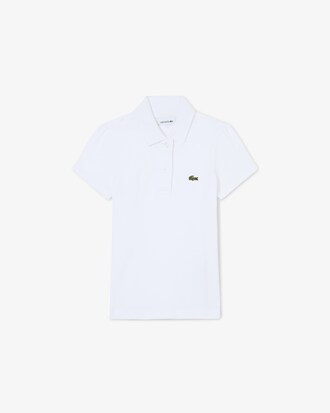 Polo de piqu&eacute; con cuello festoneado