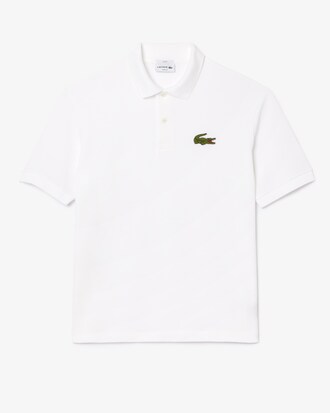 Polo de piqué con insignia de corte holgado L.12.12