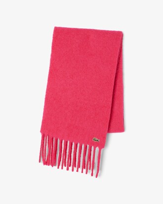 Bufanda de lana de alpaca con flecos