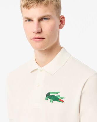 Polo con insignia de corte clásico L.12.12