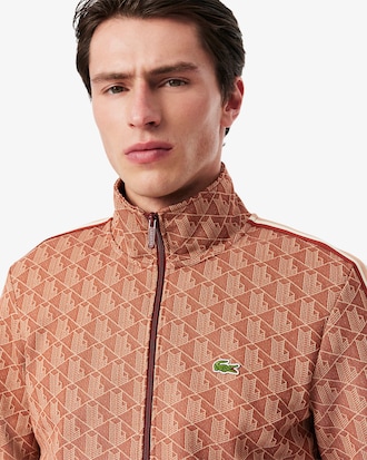 Chaqueta de chándal con cremallera de jacquard Paris