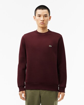 Sudadera de cuello redondo de felpa