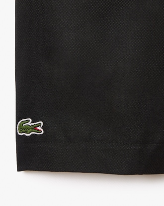 Pantalón corto deportivo de tafetán de rombos