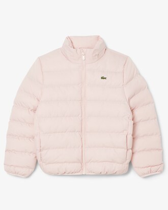 Unisex chaqueta con capucha acolchada de tafet&aacute;n diamantado