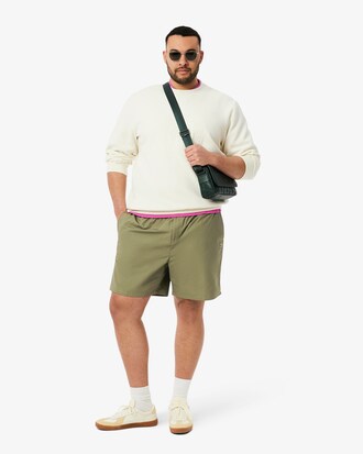 Pantalón corto de corte holgado de popelín