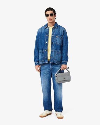 Bolso con solapa Nomogramme de piel