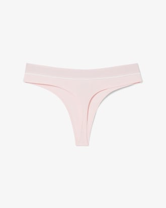 Tanga de canalé de algodón