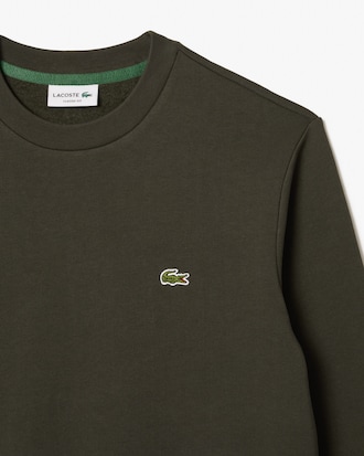 Sudadera de cuello redondo de felpa