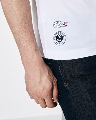 Camiseta de hombre Lacoste SPORT French Open Edition con cuello redondo