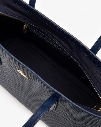 Bolso tote Chantaco piel piqué cremallera