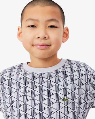 Camiseta de algod&oacute;n con monograma