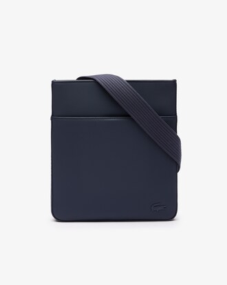 Bolso de mensajero plano clásico para hombre