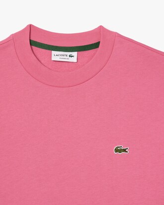 Sudadera de cuello redondo de felpa