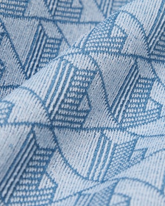 Vestido polo de corte ajustado de jacquard con monograma