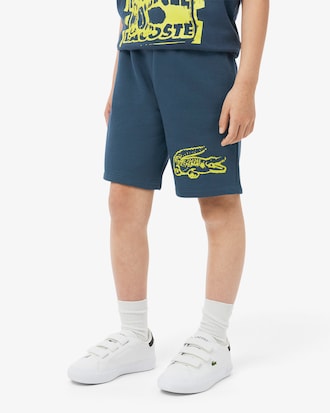 Pantalón corto de felpa estampado