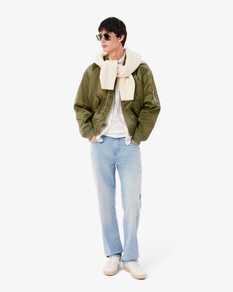 Cazadora tipo bomber acolchada impermeable