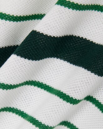 Polo de piqu&eacute; de rayas de corte cl&aacute;sico