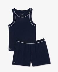 Pijama de canal&eacute; de algod&oacute;n