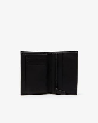 Billetera vertical Fitzgerald de piel