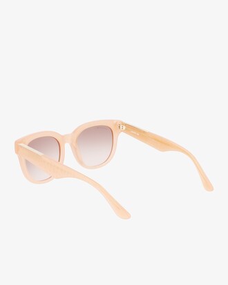 Gafas ovaladas Croco Skin de acetato