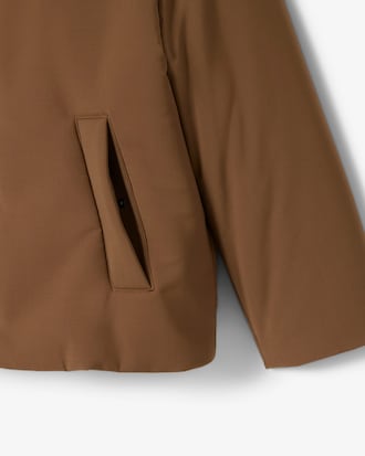 Chaqueta acolchada de mezcla de lana Runway