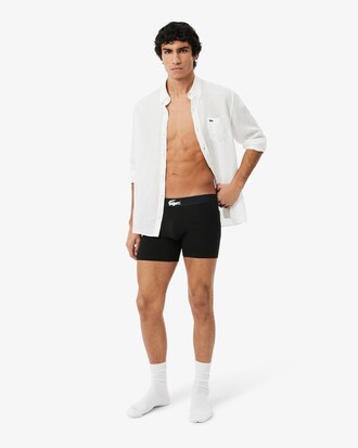 Pack de 3 calzoncillos tipo b&oacute;xer de punto jersey el&aacute;stico