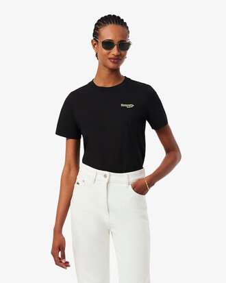 Camiseta de algod&oacute;n con insignia