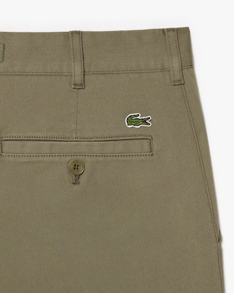 Pantalón chino slim fit de algodón elástico