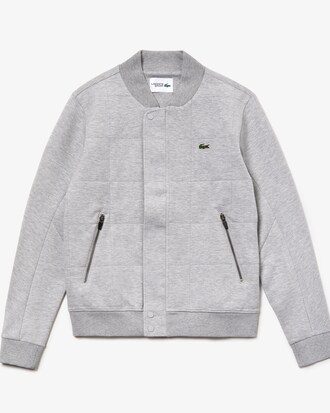 Chaqueta de hombre Lacoste SPORT en felpa con mezcla de algodón con efecto acolchado