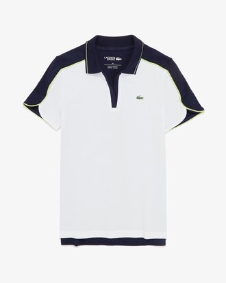 Polo de mujer Lacoste SPORT Golf en algod&oacute;n stretch con cuello de pico