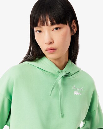 Sudadera con capucha de felpa con logotipo