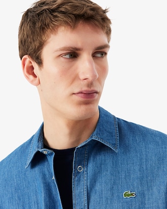 Camisa denim ligera de corte regular