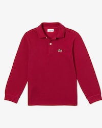 Polo de manga larga de petit piqu&eacute;