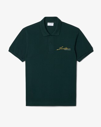 Polo de piqu&eacute; de corte cl&aacute;sico de fabricaci&oacute;n francesa