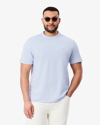 Camiseta de piqu&eacute; con detalles de marca de jacquard Commuter