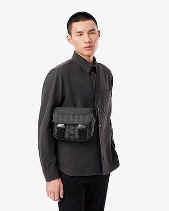 Bolso de mensajero con solapa y clip The Blend