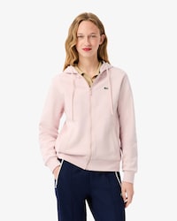 Sudadera con capucha de felpa con cremallera