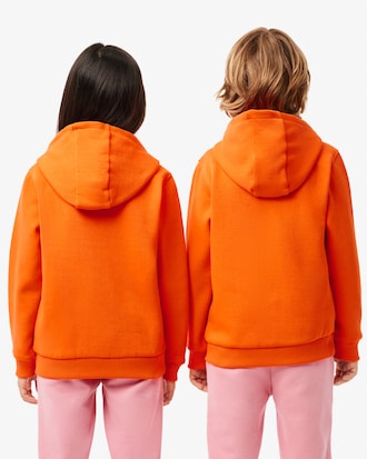 Sudadera con capucha y cremallera de felpa
