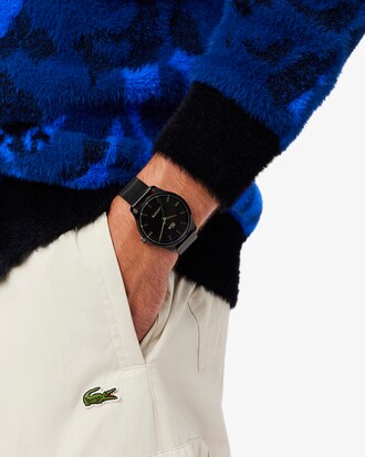 Reloj de acero inoxidable con chapado de iones Lisbon