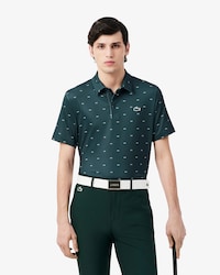Polo de golf de corte regular con estampado