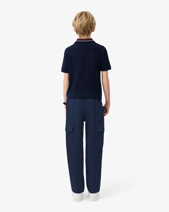 Pantal&oacute;n cargo de sarga de algod&oacute;n
