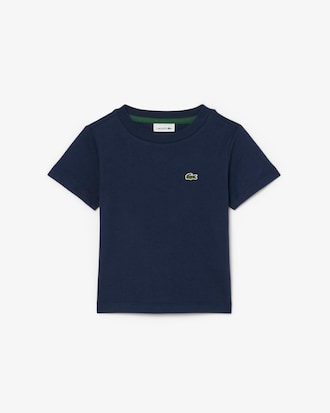 Camiseta de cuello redondo unisex de algod&oacute;n