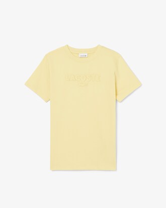 Camiseta Lacoste de algod&oacute;n con textura