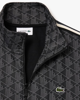 Chaqueta de chándal con cremallera de jacquard Paris