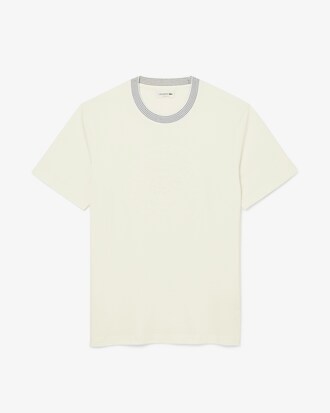 Camiseta bordada de punto jersey de algodón