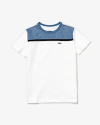Camiseta de niño Lacoste SPORT Tennis en algodón con panel de malla y cuello redondo